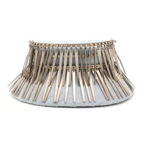 Silver Fringe Collar Necklace, Mary Ann Scherr