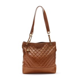 Brown Leather Tote Bag, Chanel