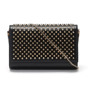 Spiked  Paloma  Wallet On Chain, Christian Louboutin