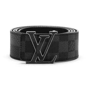 Leather Belt with  LV Initiales  Belt Buckle, Louis Vuitton