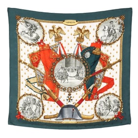 Silk  Napoléon  Scarf, Hermès
