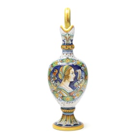 Deruta Renaissance Style Majolica Ewer