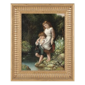 Continental School (Late 19th Century), Two Bathers