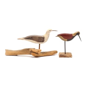 Two Decorative Shorebirds