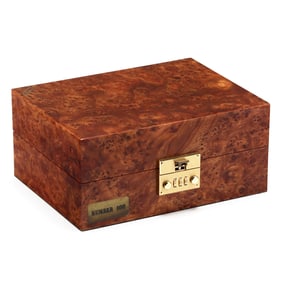 Michael Perrenoud Burlwood Humidor with Original Box
