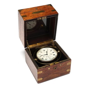 Waltham 8 Days Ship's Chronometer in Case
