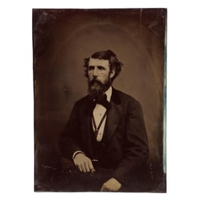 Rare Full Plate Tintype of a North Carolina Confederate Army Surgeon