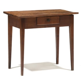 North Carolina Federal Walnut One Drawer Work Table