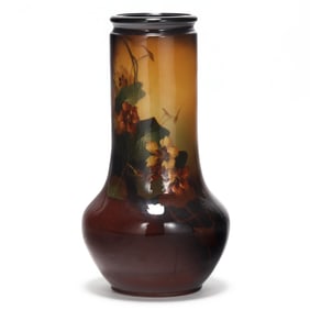 Weller Louwelsa Floor Vase, Signed