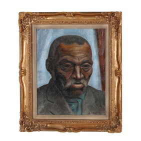 Lawrence (Laurence) Adams (American, 1905-1985), Portrait of Black Man