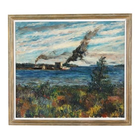Kenneth Ness (NC, 1903-2001),  Coastal Scene Near Southport