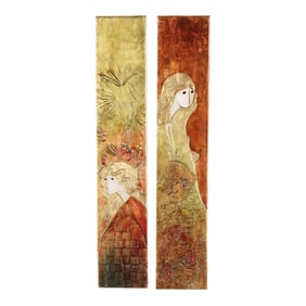 Stephen White (NC), Two Vertical Portrait Panels