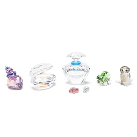 Seven Swarovski Crystal Figurines
