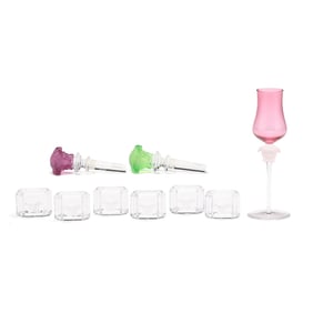 Versace, Nine Pieces of  Medusa Lumiere  Crystal