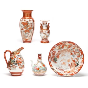 A Collection of Japanese Kutani Porcelain