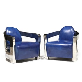 manner of Timothy Oulton, Pair of  Mars Chairs
