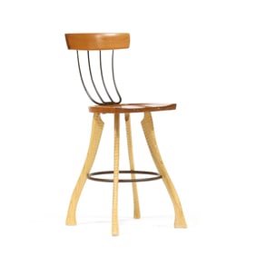 Bradford Woodworking,  Pitchfork Barstool
