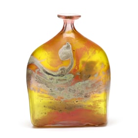 Kent Ipsen (American, 1933-2012), Art Glass Bottle