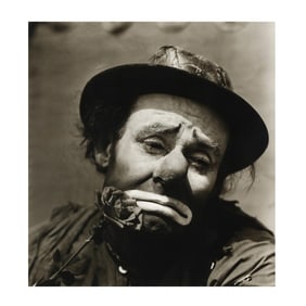 Kenneth Heilbron (1903-1997), Vintage Framed Photograph of Emmett Kelly