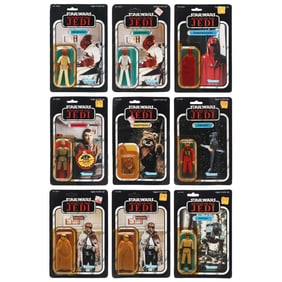 Collection Vintage Kenner Star Wars: Return of the Jedi Carded Figures, The Battle of Endor