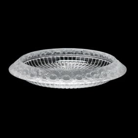 Lalique  Marguerites  Crystal Round Bowl