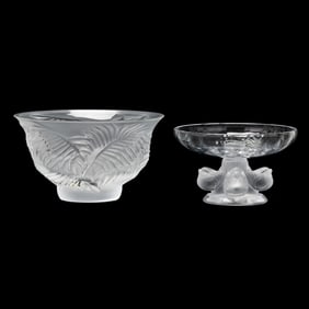 Two Lalique Crystal Bowls