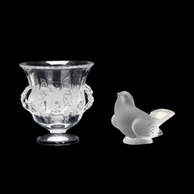 Two Pieces of Lalique Crystal