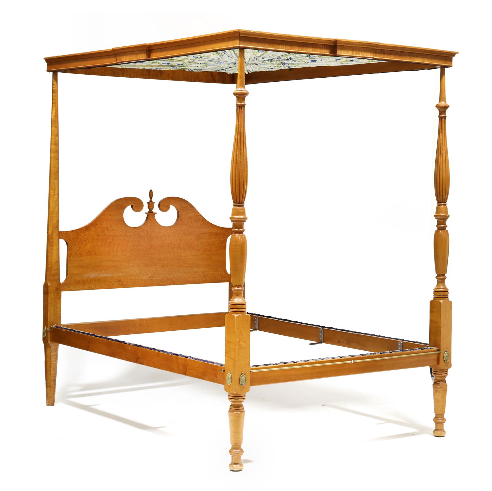Reese's, Solid Maple Tall Post Bed with Tester