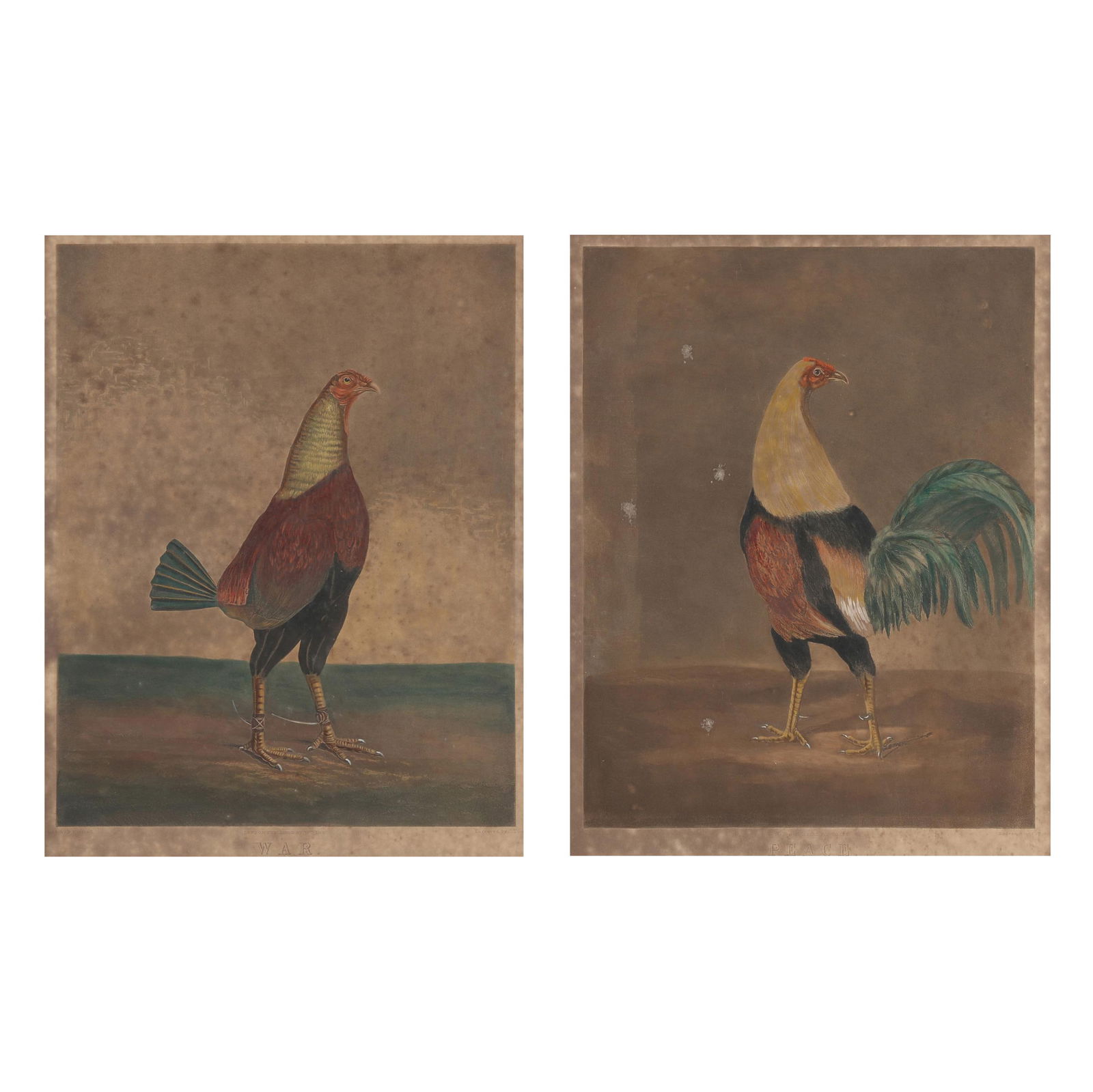 After Benjamin Marshall (1768-1835),  War  &  Peace  (Two Works) (1 of 12)