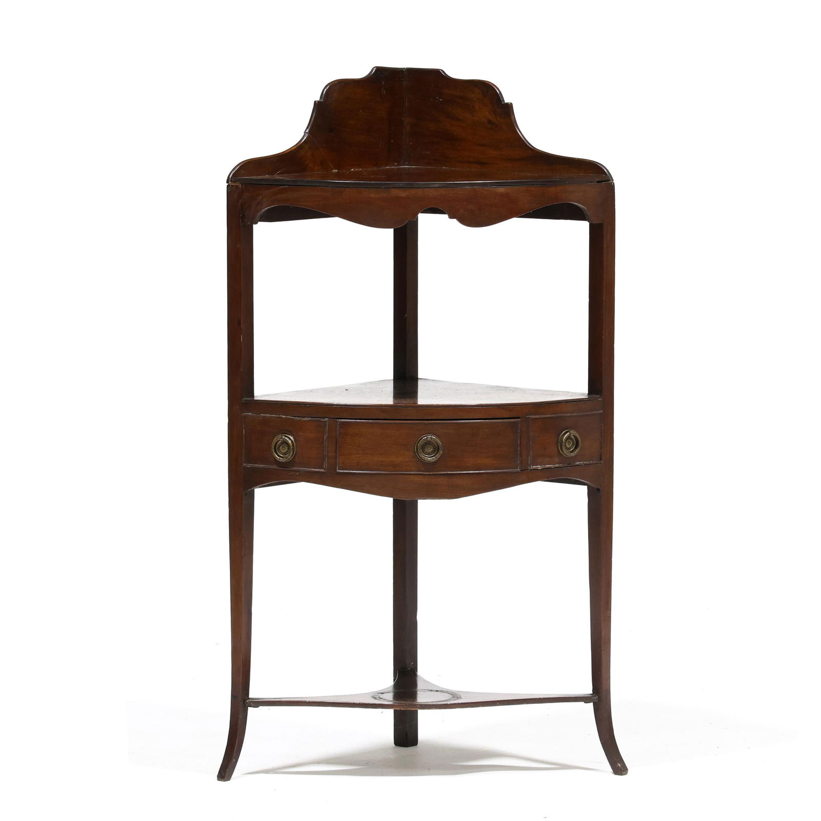 George III Mahogany Corner Wash Stand (1 of 11)