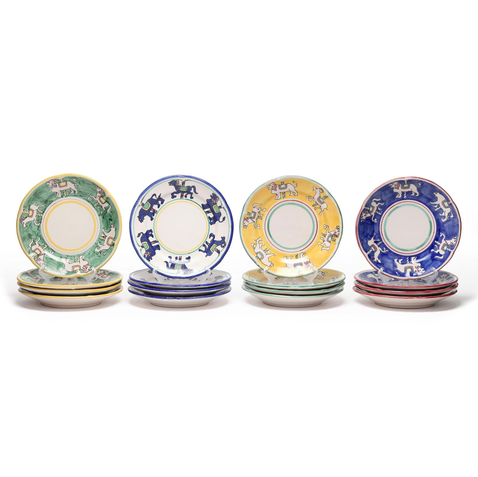 Set of Vietri Argilla Dinner Plates (1 of 10)