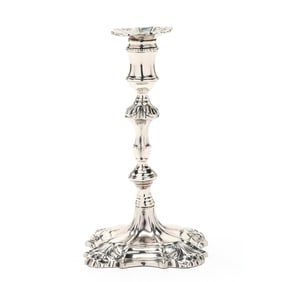George III Silver Taperstick, Mark of Ebenezer Coker