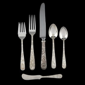 S. Kirk & Son  Repousse  Sterling Silver Flatware Service