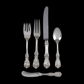 Reed & Barton  Burgundy  Sterling Silver Flatware Service