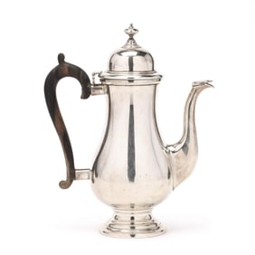 Frank Whiting  George II  Sterling Silver Coffee Pot