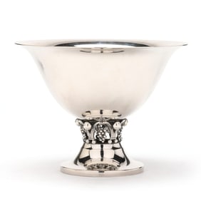 Sterling Silver Modernist Centerpiece Bowl by Richard M. Woods & Co.
