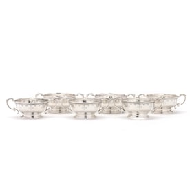 Set of Six Dominick & Haff Sterling Silver Sherbet Cups