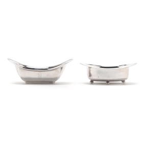 Two Sterling Silver Bon Bon Bowls