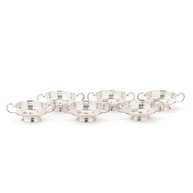 Set of Six Watson Sterling Silver Sherbet Cups