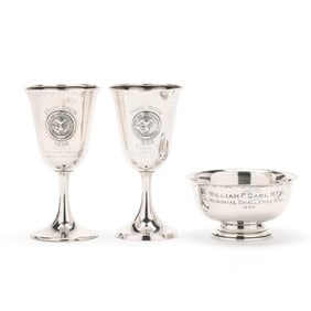 Three Sterling Silver Trophies