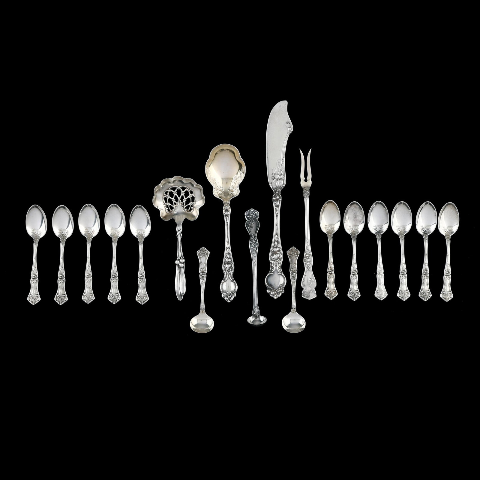 Assortment of Art Nouveau Sterling Silver Flatware (1 of 7)