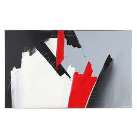Bob Rankin (NC), Geometric Abstract Expressionist Painting