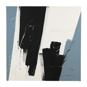 Bob Rankin (NC), Geometric Abstract Expressionist Painting