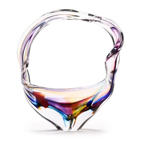David Goldhagen (NC, b. 1957), Art Glass Sculpture