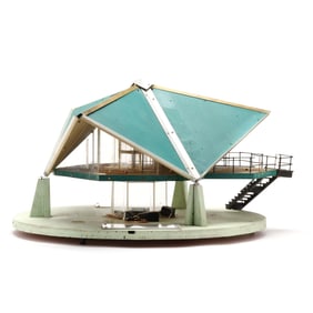 Jefferson D. Brooks III (NC, 1926-2007), Maquette of a Mid-Century Summer Residence