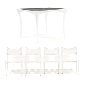 Dan Johnson (American, 1918-1979), Gazelle Table and Four Chairs