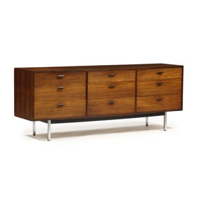 American Mid-Century Rosewood Triple Dresser