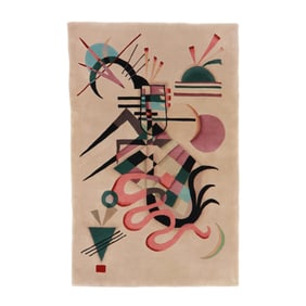 Signed Modernist Area Rug