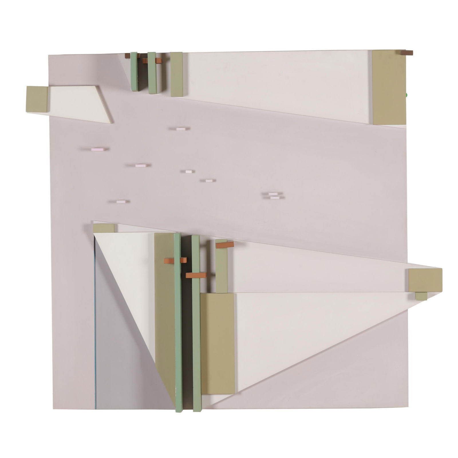 David Barr (American, 1939-2015),  Cygnus-The Swan (Structurist Relief #203), 1981 (1 of 6)