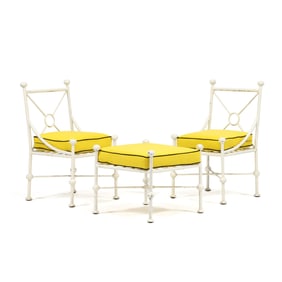 Attributed Mario Papperzini (Italian, 20th Century), Three Piece Outdoor Set
